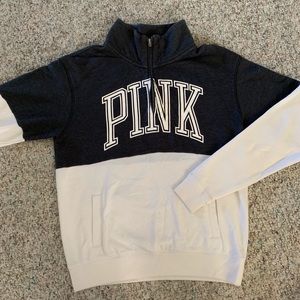 Quarter Zip Sweatshirt from Pink